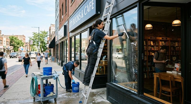 Strip Mall Window Cleaning in Baltimore, MD